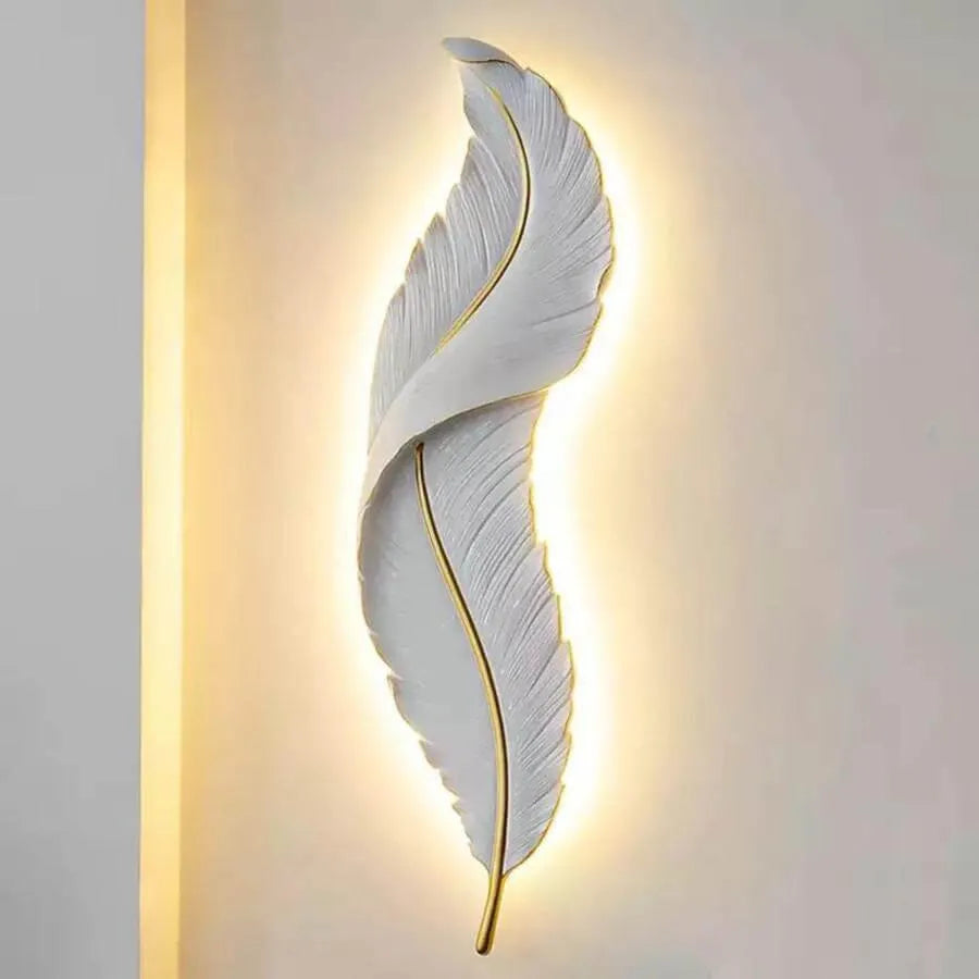 Aplica LED Esther, forma Pana, 36W, 87cm Alb/Auriu Aplice de Interior Default Title Alessandro Design