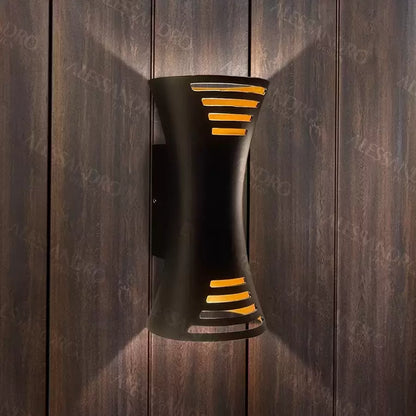 Aplica LED Exterior Brycen 10W Auriu Negru Aplice de Exterior Default Title Alessandro Design