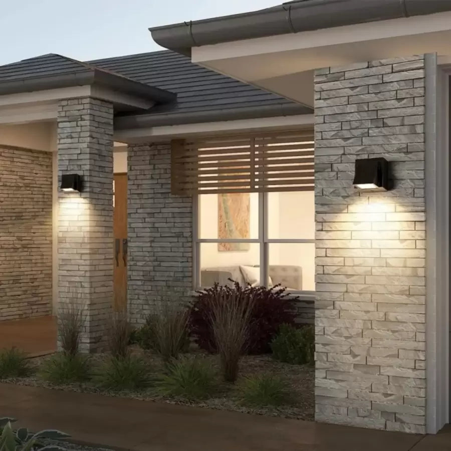 Aplica LED Exterior Matthias 5W Negru Lumina Calda Aplice de Exterior Default Title Alessandro Design