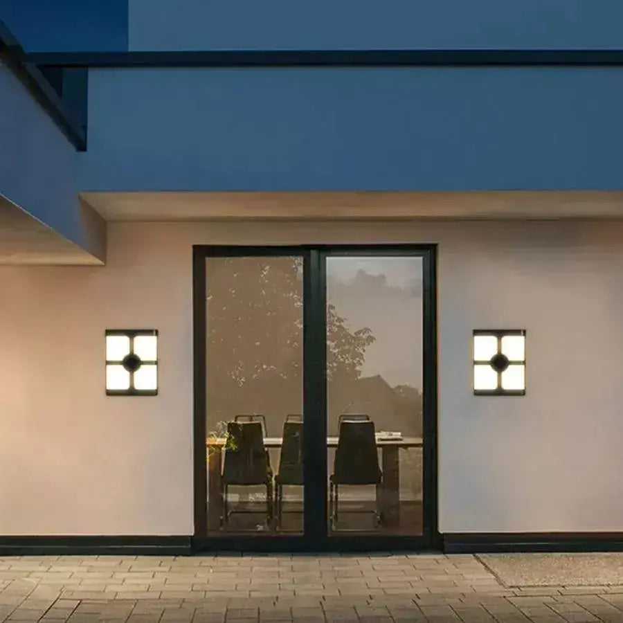Aplica LED Exterior Timeea, 18W, Negru, 3000K Aplice de Exterior Default Title Alessandro Design