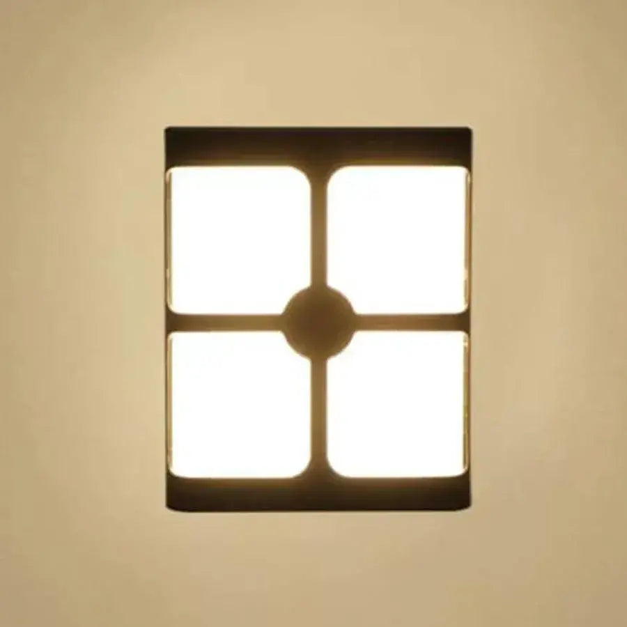 Aplica LED Exterior Timeea, 18W, Negru, 3000K Aplice de Exterior Default Title Alessandro Design
