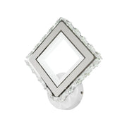 Aplica LED TERRANO cu Cristale, Patrat, 24W, Lumina Rece/Calda/Neutra, Alb & Inox Aplice de Interior Default Title Alessandro Design