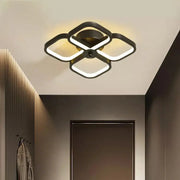 Lustra LED VERTEX Tesser 34W, 4 Patrate, lumina Rece/Calda/Neutra, Negru Lustre LED Default Title Alessandro Design