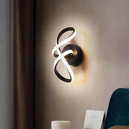 Aplica LED Isaura 23W Alb Negru Aplice de Interior Default Title Alessandro Design