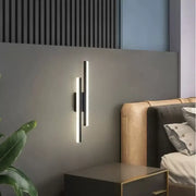 Aplica LED Lyra, 18W, Acril, Alb Negru Aplice de Interior Default Title Alessandro Design