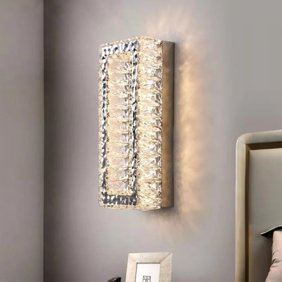 Aplica LED Cristal Mefisto 24W Argintiu Aplice de Interior Default Title Alessandro Design