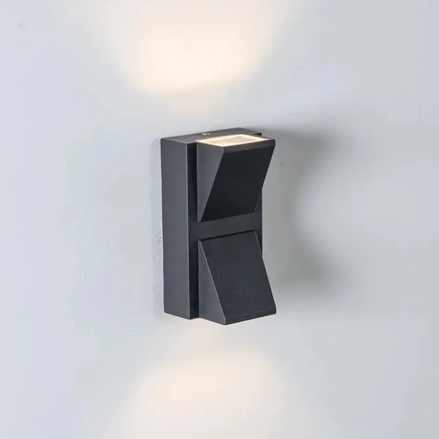 Aplica LED Scarlat Exterior, 6W, Negru, Metal, IP65, 3000K Aplice de Exterior Default Title Alessandro Design