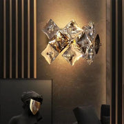 Aplica Yasmina 2xE14, Metal si Cristal, Crom Aplice de Interior Default Title Alessandro Design