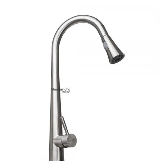 Baterie Bucatarie cu Dus Extractibil, Inox SUS304, Satinat, CF021 Baterii de Bucatarie Default Title Alessandro Design