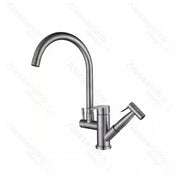 Baterie Bucatarie cu Dus Extractibil, Inox SUS304, Satinat, CF034 Baterii de Bucatarie Default Title Alessandro Design