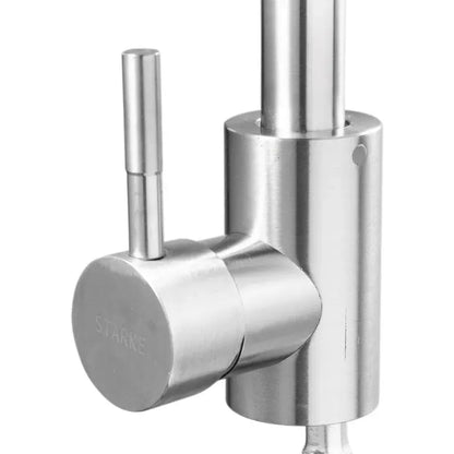 Baterie Bucatarie Monocomanda Pipa Pivotanta Cartus Ceramic Inox Satinat Racorduri Kit Fixare Incluse CF002 Baterii de Bucatarie Default Title Alessandro Design