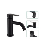 Baterie Lavoar, Inox SUS304, Negru, HS/LY007 Baterii de Baie Default Title Alessandro Design