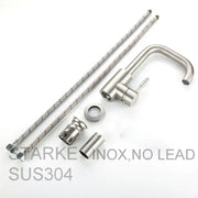 Baterie Lavoar, Inox SUS304, Satinat, MP007 Baterii de Baie Default Title Alessandro Design