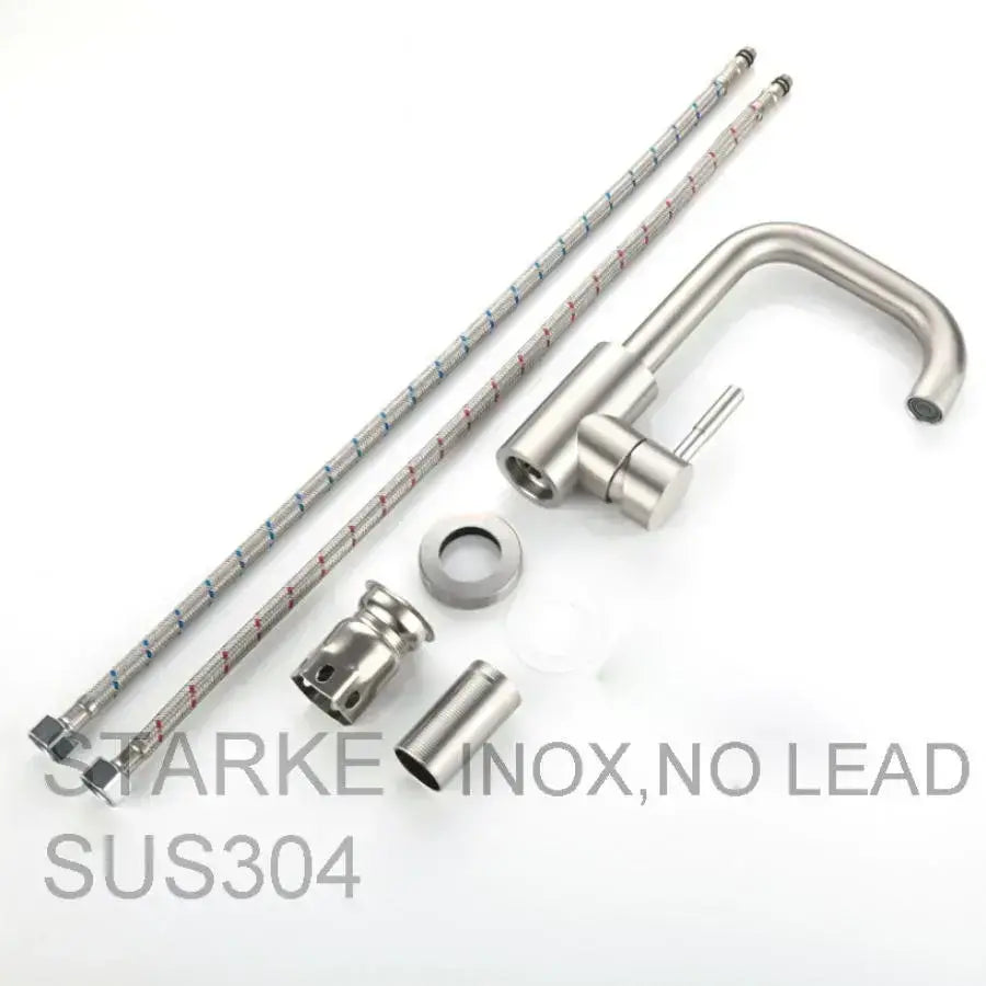 Baterie Lavoar, Inox SUS304, Satinat, MP007 Baterii de Baie Default Title Alessandro Design