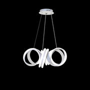 Lustra LED suspendata cu telecomanda INFINITY TWIST 180W, Ondulata, lumina Rece/Calda/Neutra, Dimabila, Alb, Inaltime Reglabila Lustre Moderne Default Title Alessandro Design
