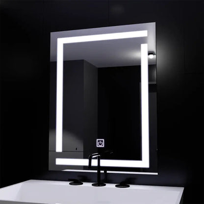 Oglinda LED Giga, 60x80cm, 14W, Touch, Lumina 6000K Oglinzi Korman E Default Title Alessandro Design