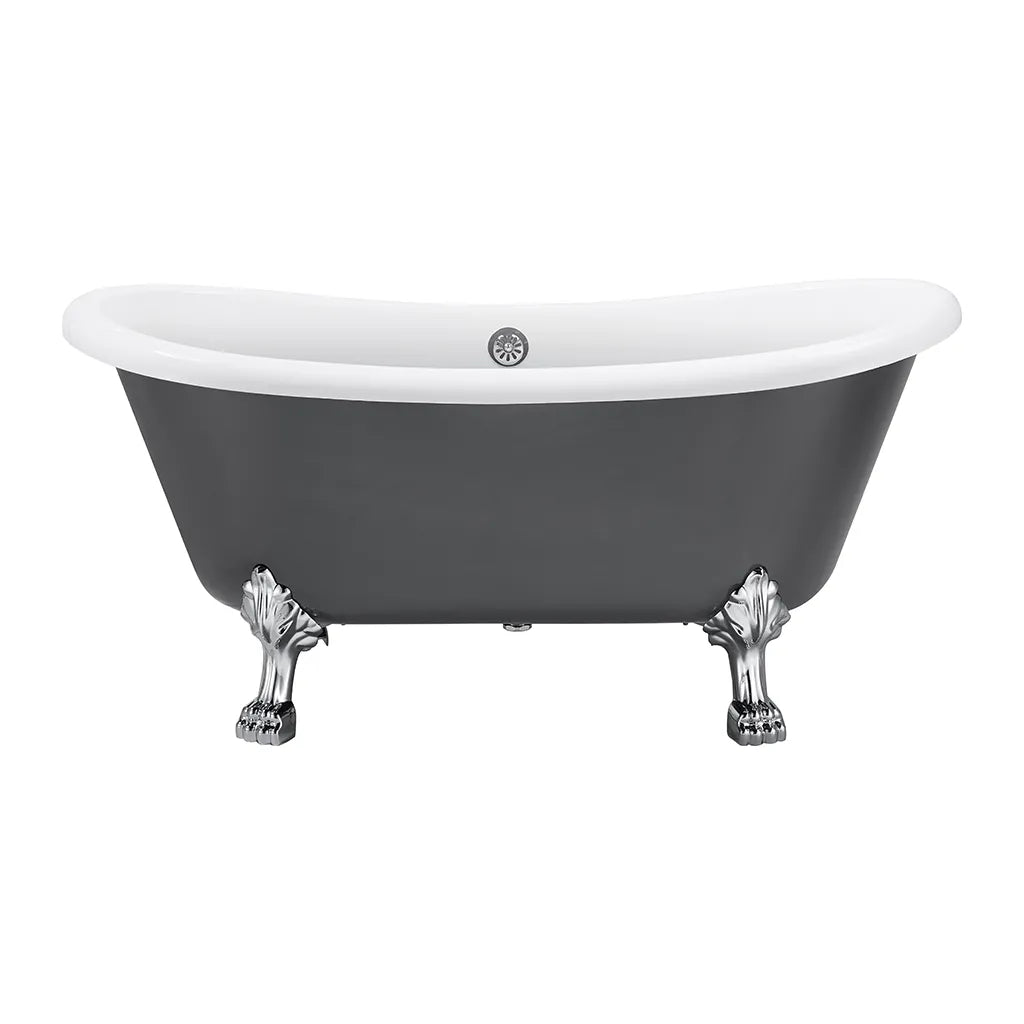 Cada Freestanding, Ovala, Acril, Bright Grey, 150×72×70 Cm Cazi Freestanding Default Title Alessandro Design