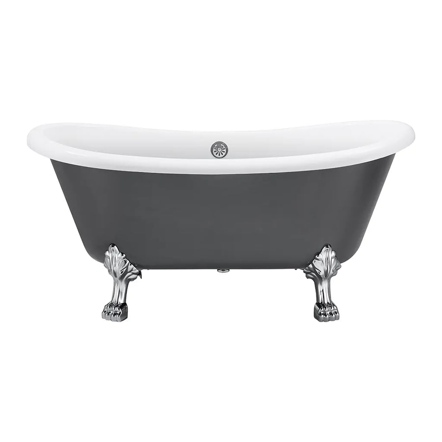 Cada Freestanding, Ovala, Acril, Bright Grey, 150×72×70 Cm Cazi Freestanding Default Title Alessandro Design