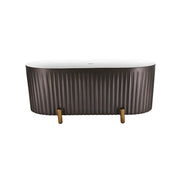 Cada Freestanding, Ovala, Acril, Bright Grey, 170×78×70 Cm Cazi Freestanding Default Title Alessandro Design