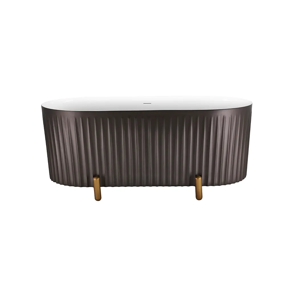 Cada Freestanding, Ovala, Acril, Bright Grey, 170×78×70 Cm Cazi Freestanding Default Title Alessandro Design