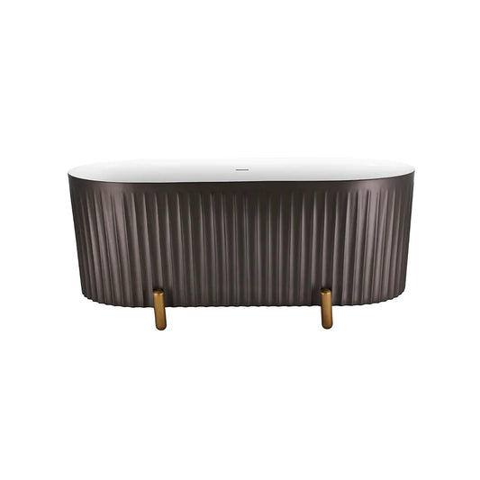 Cada Freestanding, Ovala, Acril, Bright Grey, 170×78×70 Cm Cazi Freestanding Default Title Alessandro Design