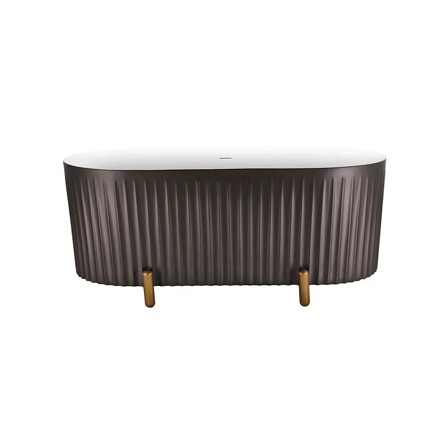Cada Freestanding, Ovala, Acril, Bright Grey, 170×78×70 Cm Cazi Freestanding Default Title Alessandro Design