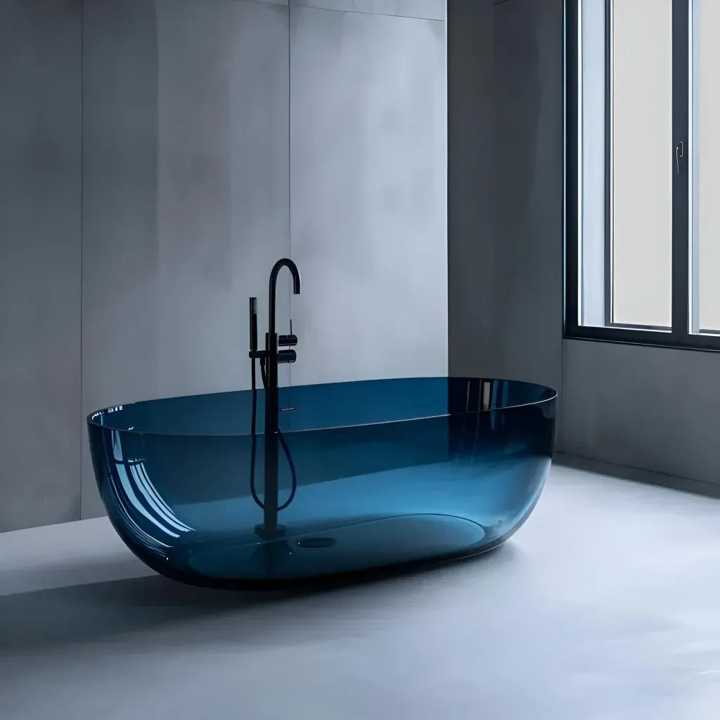 Cada Freestanding, Ovala, Sky Blue, Rasina, 150x72x56cm Default Title Alessandro Design