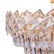 Candelabru Cristal WINDSOR Supremo 10xE14, Diametru 80cm, Auriu Lucios, Inaltime Reglabila Candelabre Cristal Default Title Alessandro Design