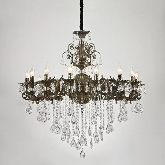 Candelabru Christopher 16x E14 Bronz Antichizat Candelabre Clasice Default Title Alessandro Design