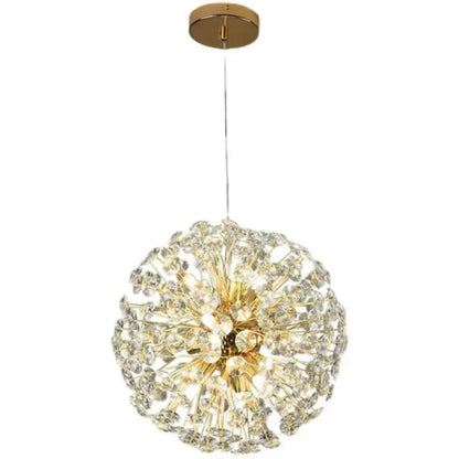 Candelabru Cristal MINUET 9x G9, Diametru 50cm, Auriu Lucios, Inaltime Reglabila Candelabre Moderne Default Title Alessandro Design