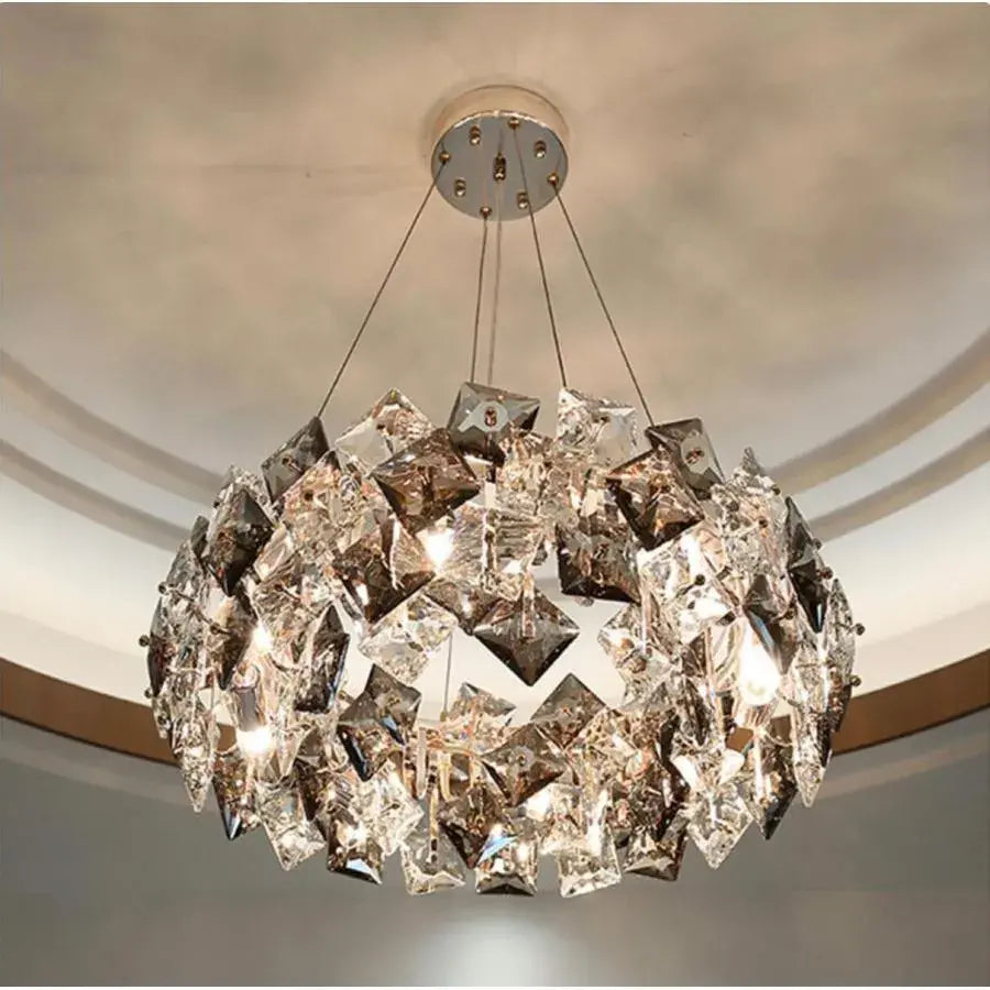 Candelabru Cristal Arian 4x E27 Auriu Candelabre Cristal Default Title Alessandro Design