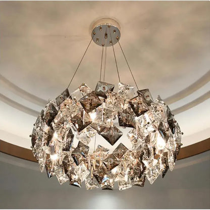 Candelabru Cristal Arian 4x E27 Auriu Candelabre Cristal Default Title Alessandro Design
