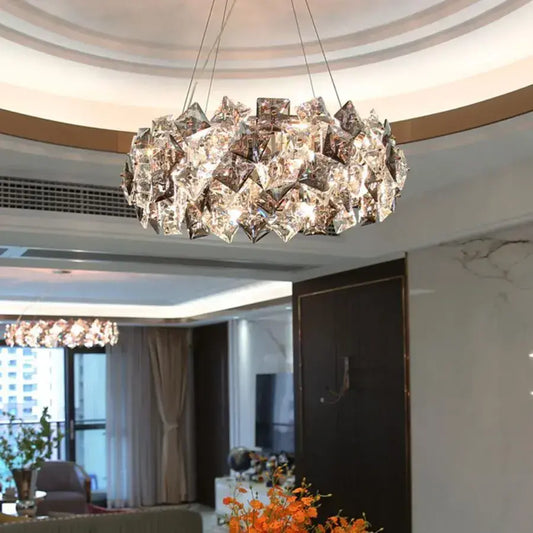 Candelabru Cristal Arian 6x E27 Auriu Candelabre Cristal Default Title Alessandro Design