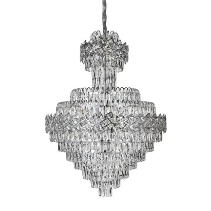 Candelabru Cristal Joel 22x E27 Argintiu Candelabre Cristal Default Title Alessandro Design