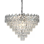 Candelabru Cristal Jordan 10 x E27 Argintiu Candelabre Cristal Default Title Alessandro Design