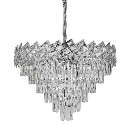 Candelabru Cristal Jordan 10 x E27 Argintiu Candelabre Cristal Default Title Alessandro Design