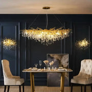 Candelabru Cristal Kaiser 13x G9 Diametru 120cm Auriu Candelabre Cristal Default Title Alessandro Design