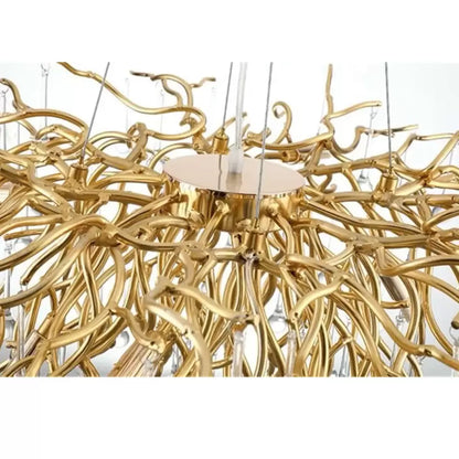 Candelabru Cristal Kaiser 13x G9 Diametru 120cm Auriu Candelabre Cristal Default Title Alessandro Design
