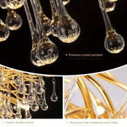 Candelabru Cristal Kaiser 13x G9 Diametru 120cm Auriu Candelabre Cristal Default Title Alessandro Design