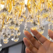 Candelabru Cristal Kaiser 13x G9 Diametru 120cm Auriu Candelabre Cristal Default Title Alessandro Design