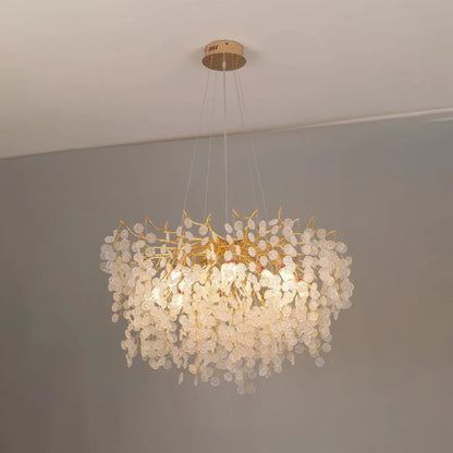 Candelabru Cristal WALTZ Serenade, 6xG9, Auriu, 60cm, Inaltime Reglabila Candelabre Cristal Default Title Alessandro Design