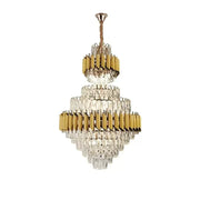Candelabru Cristal Ryland 13x E27 Auriu Candelabre Cristal Default Title Alessandro Design