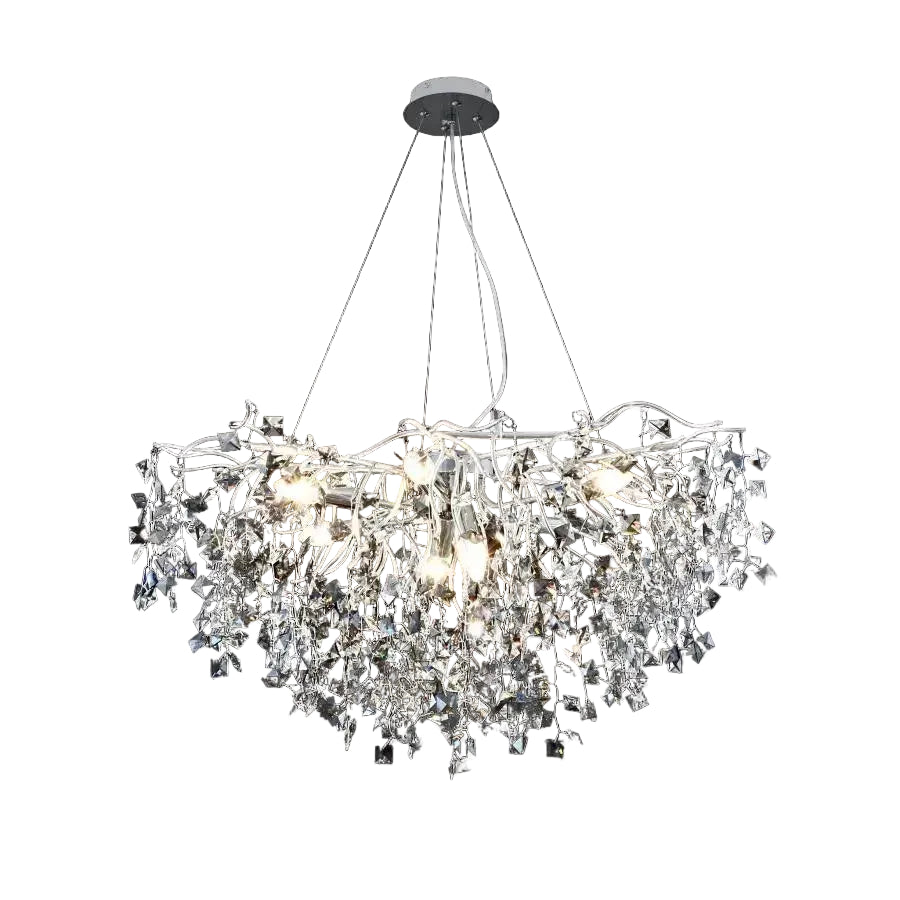Candelabru cu Cristal Connan 6xE14 Alb Candelabre Cristal Default Title Alessandro Design