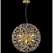 Candelabru Cristal MINUET 8x G9, Diametru 40cm, Auriu Lucios, Inaltime Reglabila Candelabre Moderne Default Title Alessandro Design
