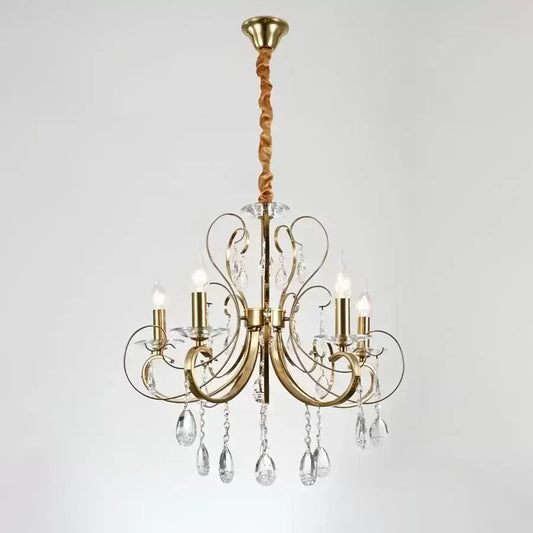 Candelabru Gordon 5x E14 Auriu Candelabre Clasice Default Title Alessandro Design