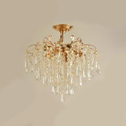 Candelabru Cristal EGO 5x E27, Diametru 47cm, Auriu Lucios Candelabre Clasice Default Title Alessandro Design