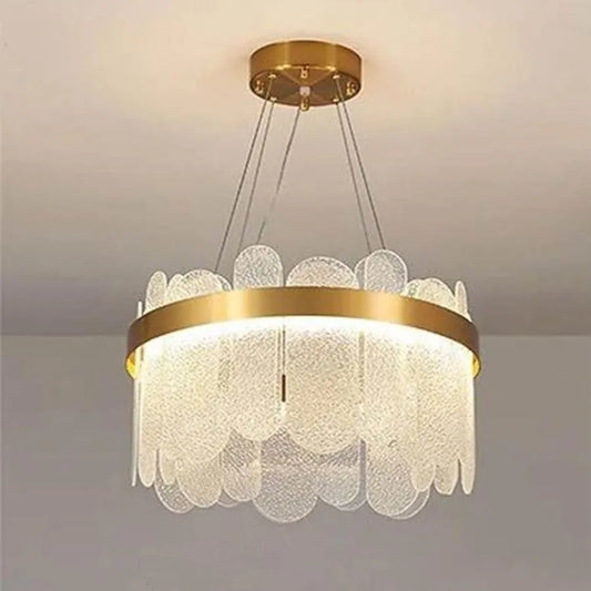 Candelabru LED cu Telecomanda Aden 58W Dimabil Auriu Candelabre Cristal Default Title Alessandro Design