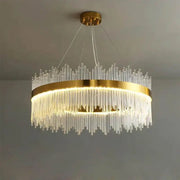 Candelabru LED cu Telecomanda Gonzalo 98W Dimabil Auriu Candelabre Cristal Default Title Alessandro Design