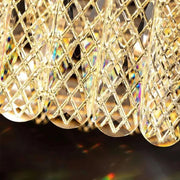 Candelabru LED cu Telecomanda Zimar 80W, Diametru 80cm Auriu Candelabre Cristal Default Title Alessandro Design