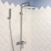Coloana de Dus, Inox SUS304, Satinat, 9710N Baterii & Coloane de Duș Default Title Alessandro Design